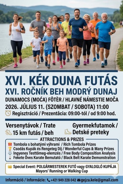 j XVI. Kék Duna futás