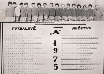 A gútai futballcsapat képe az 1975-ös tavaszi menetrenddel. A felvételt Fördős Ferenc archívumából küldte honlapunknak.